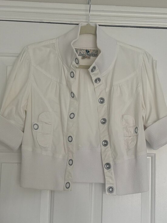 Jolt Jackets & Blazers - JOLT cropped jacket WHITE - Size M